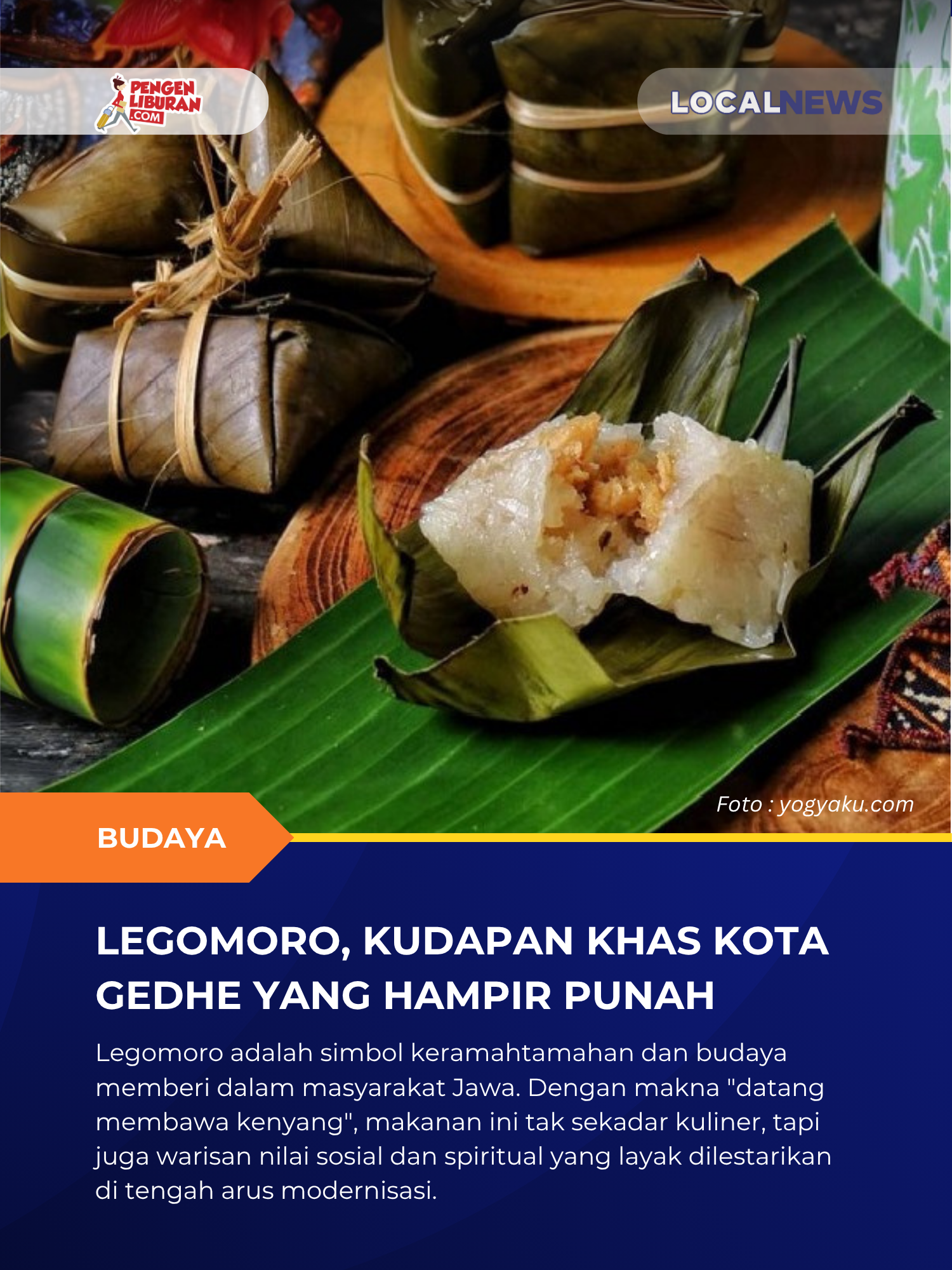 Legomoro, Kudapan Khas Kotagede yang Hampir Punah