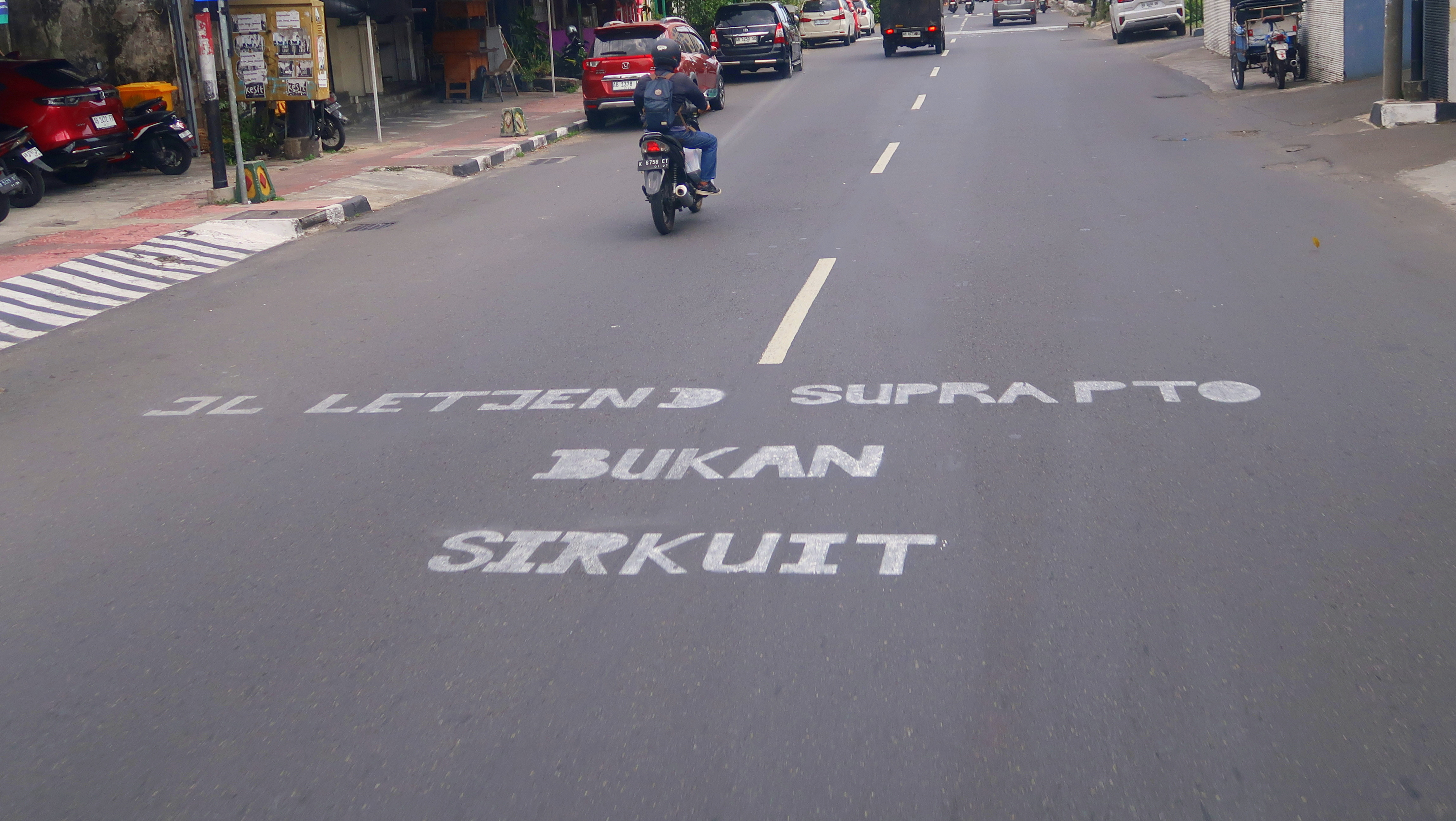 Jalan Letjen Suprapto Bukan Sirkuit